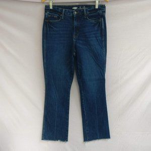 Rawhem Denim Highrise Ankle cropped Flare Jeans w8T +MEASUREMENT Thick denim 99%